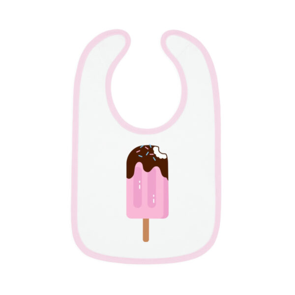 Baby Ice Cream Jersey Bib - Image 3