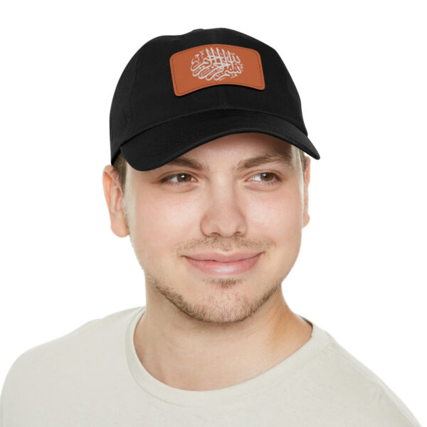 Hat with Leather Patch