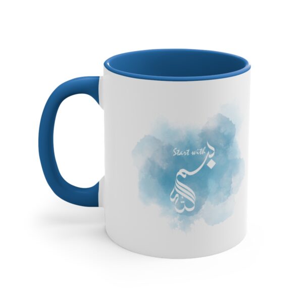 Accent Coffee Mug, 11oz(blue) - Image 2