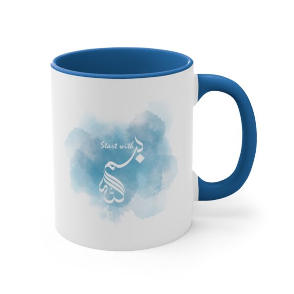 Accent Coffee Mug, 11oz(blue) - Image 3