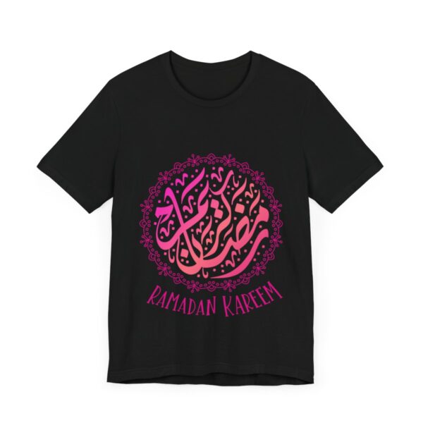 Womens Jersey Short Sleeve Islamic Design Tee (Ramadan Kareem) - Image 2